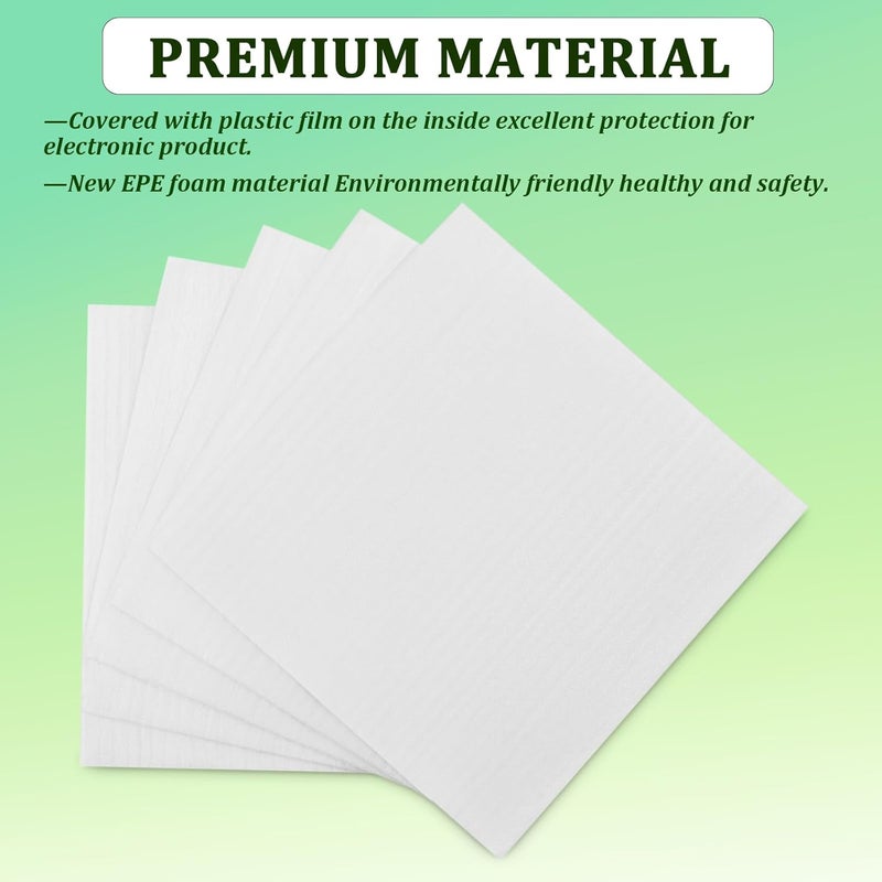 ALISWAT 100 Pack Foam Pouches 8x12 inch, Cushion Foam Wrap Pouches for Safeguarding Mugs,Cups,Glasses,China and Dishes - Bubble Bags Wrap Pouches Packing Supplies for Moving and Storage - Image 3